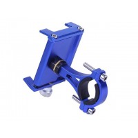 Держатель телефона ( крепление на руль) HFCM-13 алюминий синий