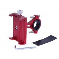 Держатель телефона ( крепление на руль) HFCM-14 алюминий красный