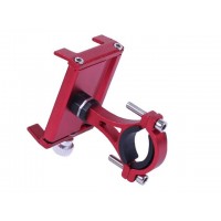 Держатель телефона ( крепление на руль) HFCM-14 алюминий красный