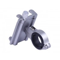 Держатель телефона ( крепление на руль) HFCM-16 алюминий серый