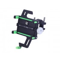 Держатель телефона ( крепление на руль) HFCM-19 алюминий зеленый