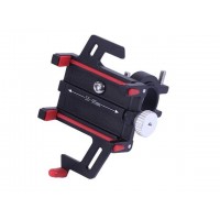 Держатель телефона ( крепление на руль) HFCM-23 алюминий красный