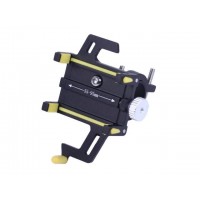 Держатель телефона ( крепление на руль) HFCM-24 алюминий желтый