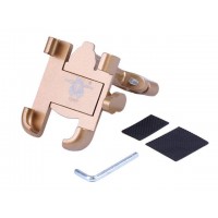 Держатель телефона ( крепление на руль) HFCM-28 алюминий золото