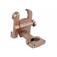 Держатель телефона ( крепление на руль) HFCM-28 алюминий золото