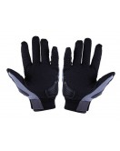 Мотоперчатки черные с серым текстиль size L MS07