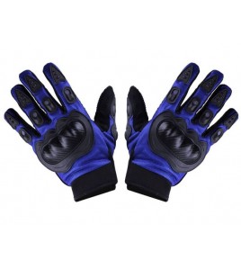 Мотоперчатки черные с синим текстиль size XL MS06