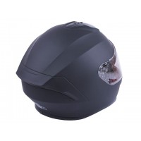 Шлем MD-813 черный матовый, прозрачное стекло size M - VIRTUE