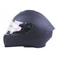 Шлем MD-813 черный матовый, прозрачное стекло size S - VIRTUE