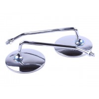 Зеркала круглые хром М10, к-т: 2 шт. - Альфа YBX