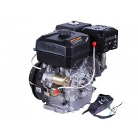 Двигатель 192FE - бензин (под шпонку диаметр 25 мм) (16 л.с.) с электростартером - TTG