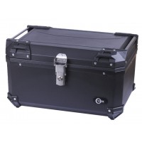 Кофр прямоугольный для мотоцикла пластиковый черный, 60л - YBX