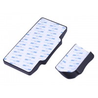 Кофр прямоугольный для мотоцикла алюминиевый черный, со спинкой и двумя замками 57л - TTG