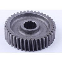 Шестерня вторичного вала редуктора (колеса) - 125/150CC