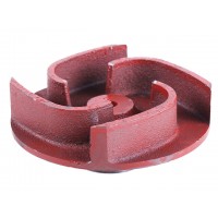 Крыльчатка мотопомпы 4 лопасти, под шпонку диаметр 20 мм YBX