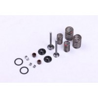 Клапаны + к-т на 2 клапана - 50CC4T - Premium
