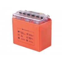 Аккумулятор гелевый 12N7-BS 7АH 137*76*128 мм оранжевый, С ДИСПЛЕЕМ - OUTDO, Мотоцикл