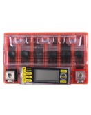 Аккумулятор гелевый YTX7L-BS 7АH 113*70*130 мм оранжевый, С ДИСПЛЕЕМ - OUTDO
