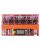 Аккумулятор гелевый YTX12-BS 12(10)АH 150*87*130 мм оранжевый, С ДИСПЛЕЕМ - OUTDO