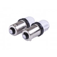 Лампа 1-диодная (поворотов) желтый стекло Т9, к-т: 2шт. - AM YBX