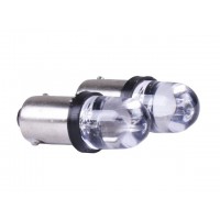 Лампа 1-диодная (поворотов) желтый стекло Т9, к-т: 2шт. - AM YBX