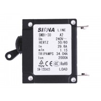 Реле 29,6А(выключатель автоматический генератора) 6,5KW/6,8KW