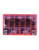 Аккумулятор гелевый YTX4L-BS 4AH 113*70*85 мм оранжевый - OUTDO