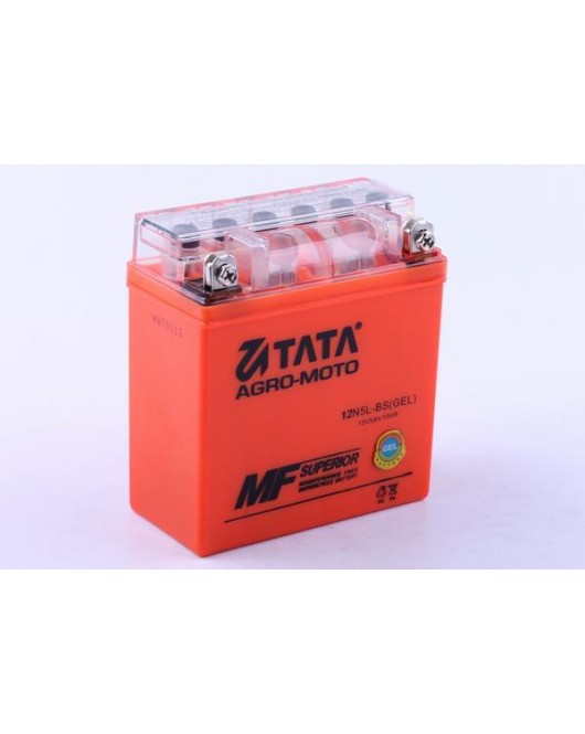 Аккумулятор гелевый, 5АH-YTX12N5-3B, оранж., 120*61*129 мм - OUTDO, Active