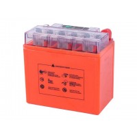 Аккумулятор гелевый 12N7-BS 7АH 137*76*128 мм оранжевый, С ИНДИКАТОРОМ - OUTDO, Мотоцикл