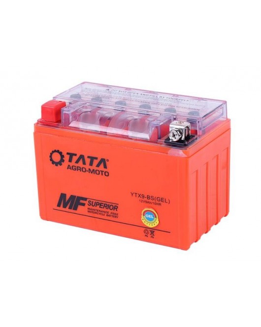 Аккумулятор гелевый YTX9-BS 9АH 150*87*107 мм оранжевый - OUTDO