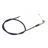 Трос газа L-1020 мм (верх резьба, низ трос) - Дельта