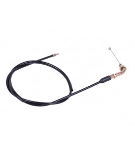 Трос газа L-1020 мм (верх резьба, низ трос) - Дельта