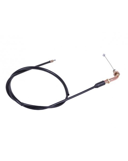 Трос газа L-1020 мм (верх резьба, низ трос) - Дельта