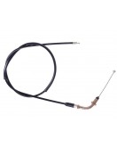Трос газа L-1020 мм (верх резьба, низ трос) - Дельта