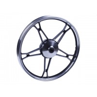 Диск передний 17*1,2 литой, барабанный тормоз (black) 2,5kg - Дельта/Альфа