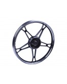 Диск передний 17*1,2 литой, барабанный тормоз (black) 2,5kg - Дельта/Альфа