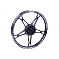 Диск передний 17*1,2 литой, барабанный тормоз (black) 2,5kg - Дельта/Альфа