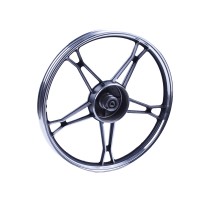 Диск передний литой, барабанный тормоз 17*1,2 (black) 2,5kg - Дельта/Альфа УЦЕНКА