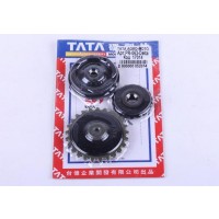 Натяжитель цепи, к-т: ролики 3 шт. - Дельта/Альфа - Premium