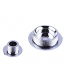 Пробка левой крышки хром, к-т: 2 шт. - Дельта/Альфа