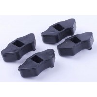 Резинки демпфера черные, к-т: 4 шт. - Дельта/Альфа