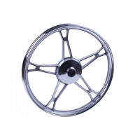 Диск передний 17*1,2 литой, барабанный тормоз (silver) 2,5kg - Дельта/Альфа