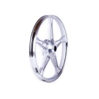 Диск передний литой, барабанный тормоз 17*1,2 (silver) 2,5kg - Дельта/Альфа - УЦЕНКА