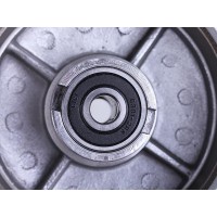 Диск передний литой, барабанный тормоз 17*1,2 (silver) 2,5kg - Дельта/Альфа - УЦЕНКА