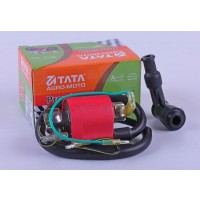 Катушка зажигания + надсвечник - Альфа - Premium