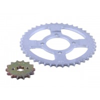 Звезда, к-т 2 шт.: задняя + передняя 41Т/14Т 428H - Альфа