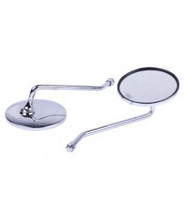 Зеркала круглые хром М10, к-т: 2 шт. - Альфа