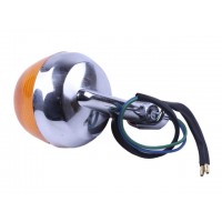 Поворот круглый (пластик хром) (1шт.) - Альфа