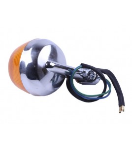 Поворот круглый (пластик хром) (1шт.) - Альфа