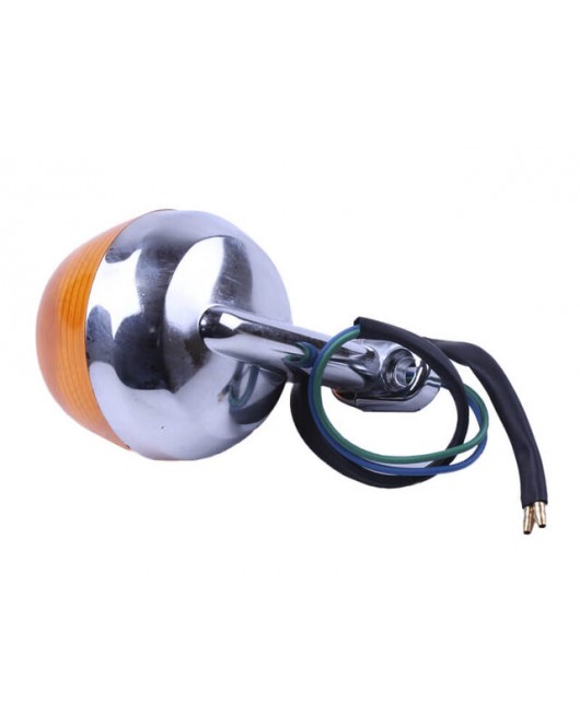 Поворот круглый (пластик хром) (1шт.) - Альфа